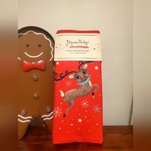 Johanna Parker Reindeer dish drying mats